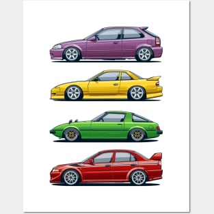 JDM legends Posters and Art